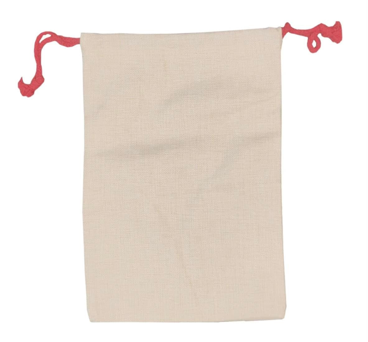 Bags - Drawstring / Xmas Sack - Linen Style (2 Sizes)