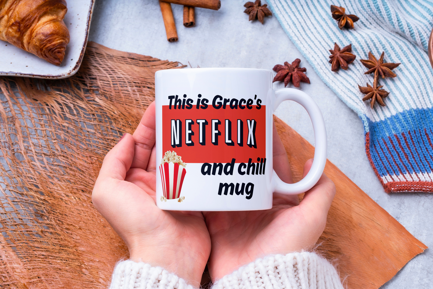 Netflix and Chill mug