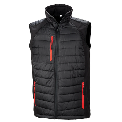 Result Compass Padded Gilet Res. Gen. Recycled (Printed Logo)