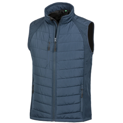 Result Compass Padded Gilet Res. Gen. Recycled (Printed Logo)