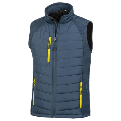 Result Compass Padded Gilet Res. Gen. Recycled (Printed Logo)