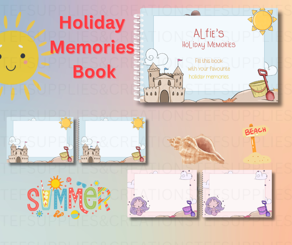 A5 Seaside memory Book