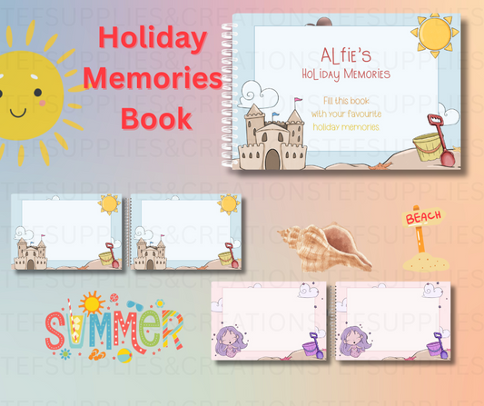 A5 Seaside memory Book