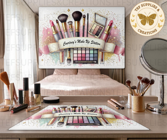 Personalised Glitzy Design A4 Glass Boards