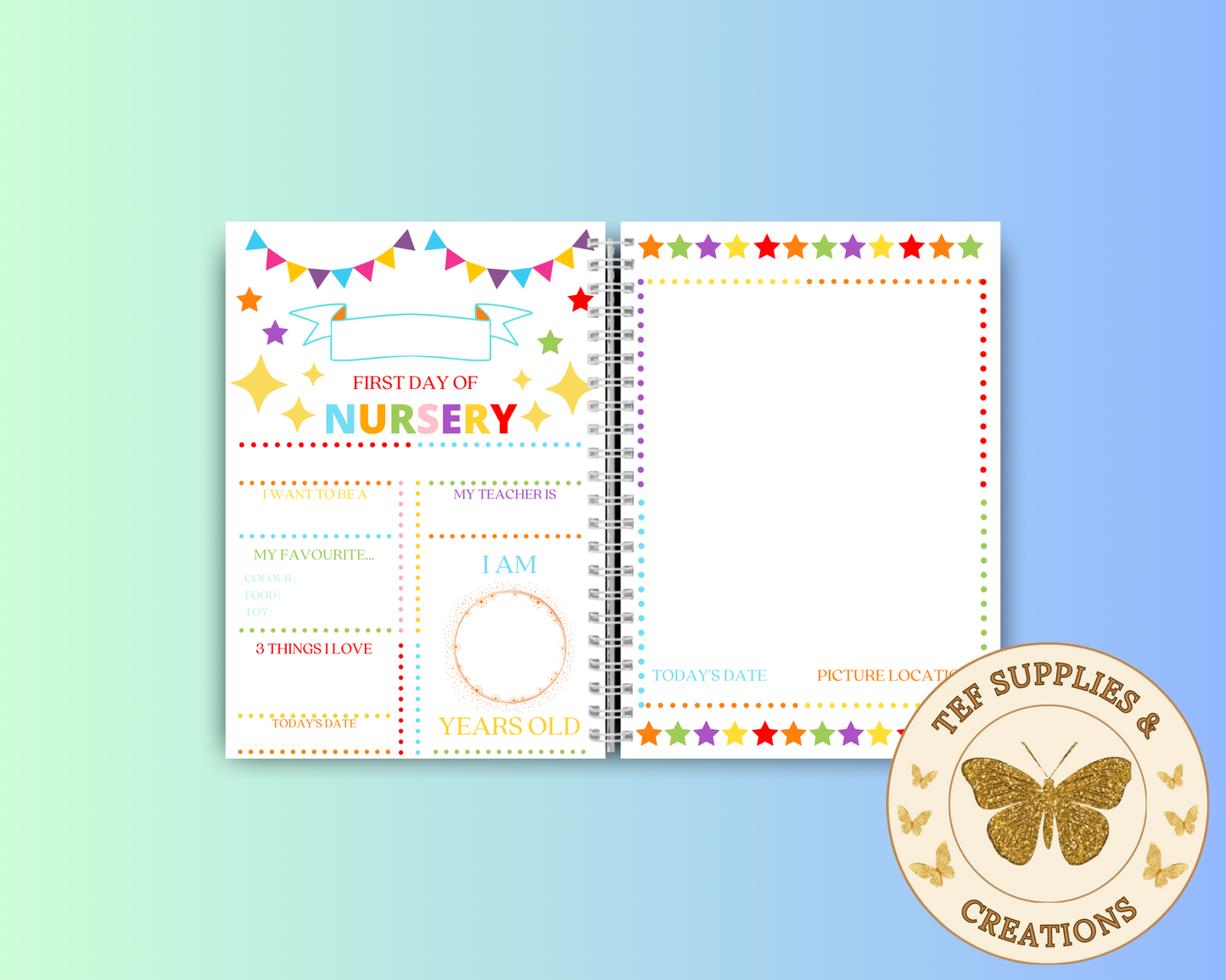 Personalised A5 school Memories Book