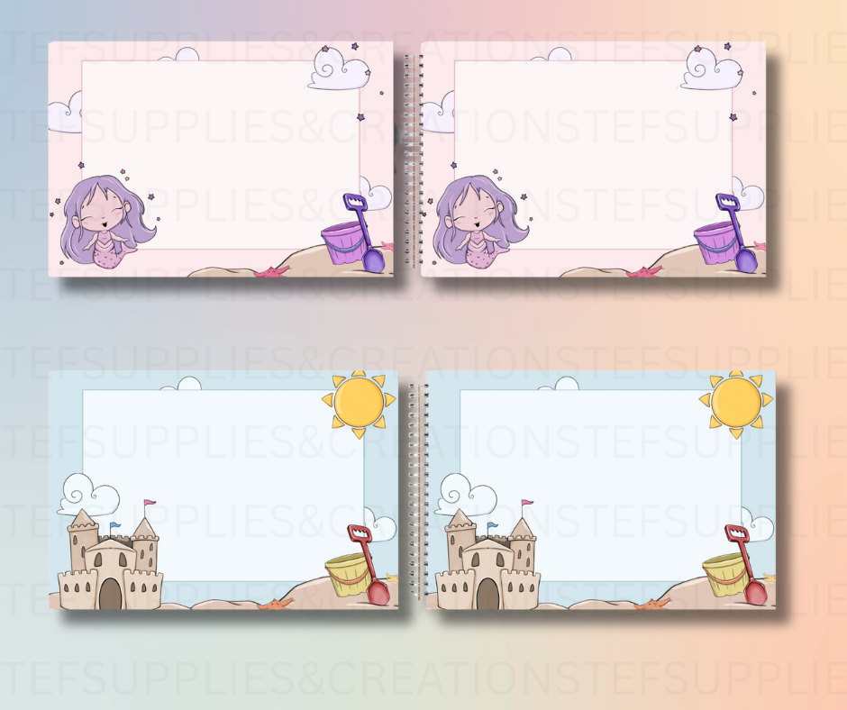 A5 Seaside memory Book