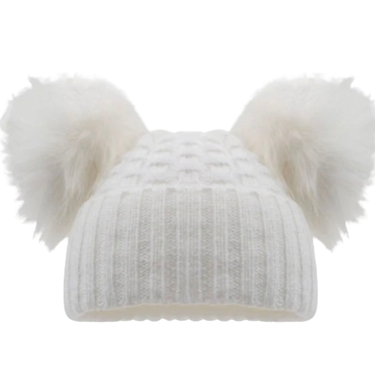 Personalised Children's Double Pom Pom Winter Hat