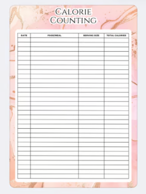 A5 comedy Weight loss planner