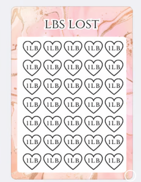 A5 comedy Weight loss planner