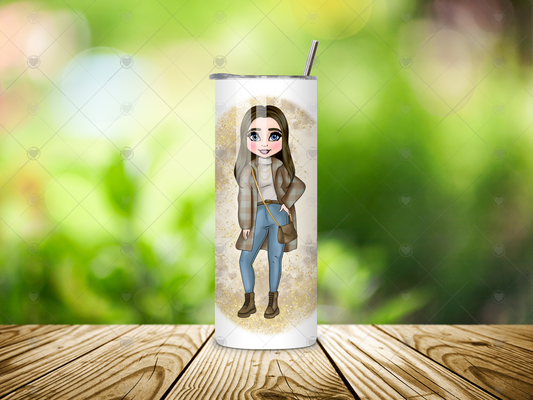 Personalised Dolly Tumbler - 20oz