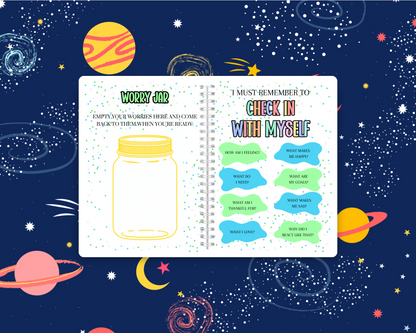 A5 personalised worry Monster Notebook