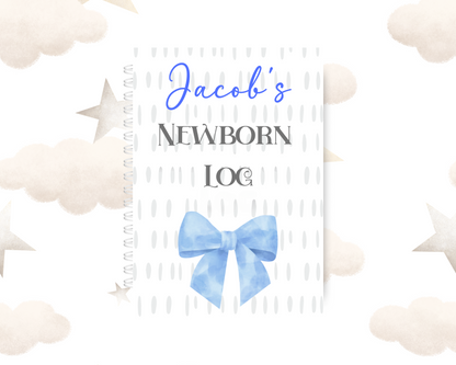 Personalized Newborn Baby Log Book