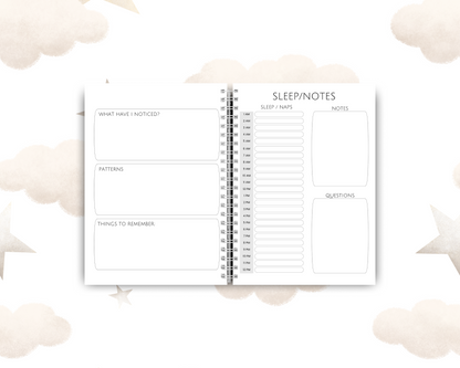 Personalized Newborn Baby Log Book