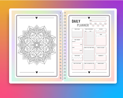 A5 Anxiety activity Journal