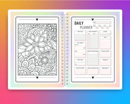 A5 Anxiety activity Journal