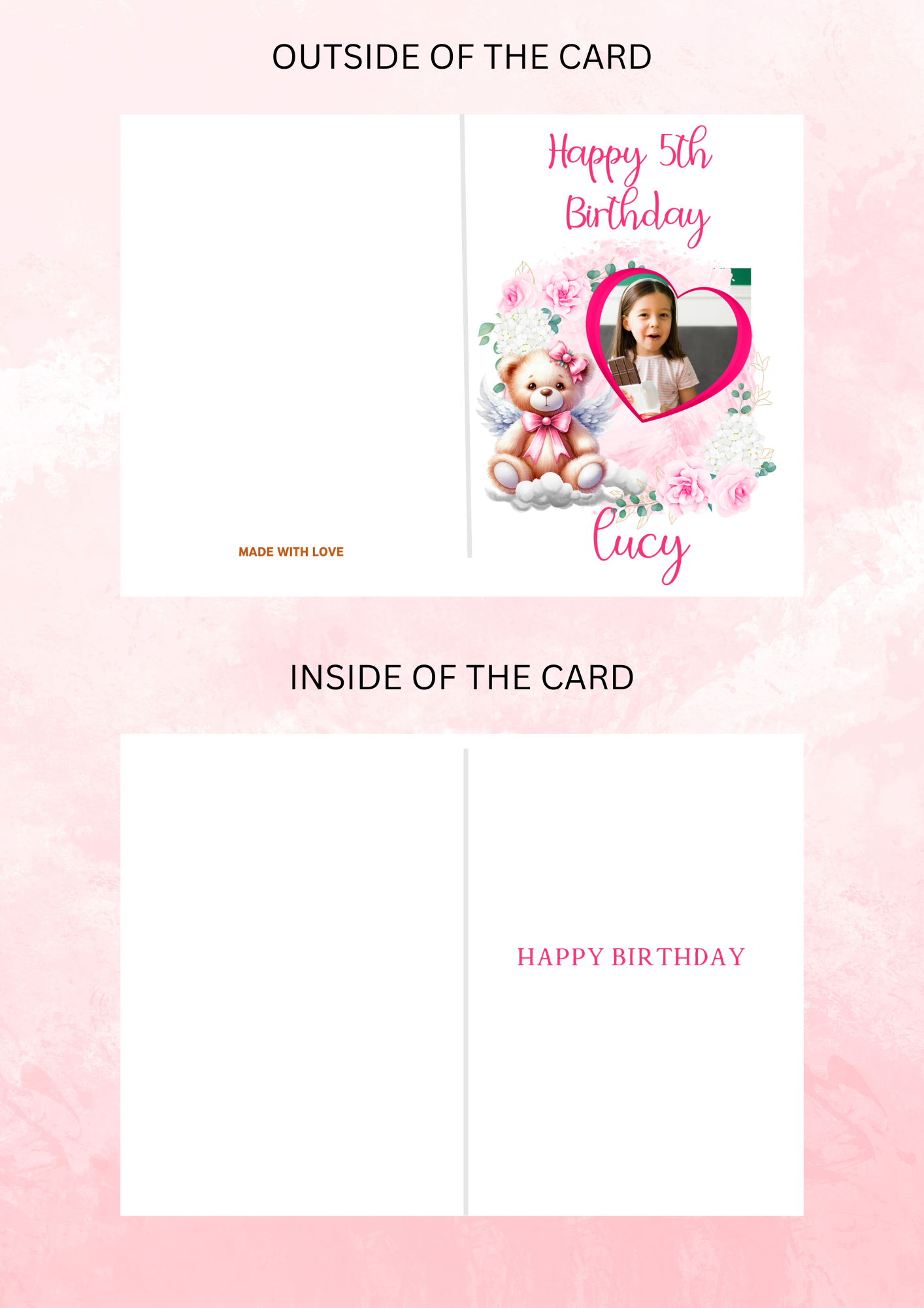 Personalised A5 Birthday Card