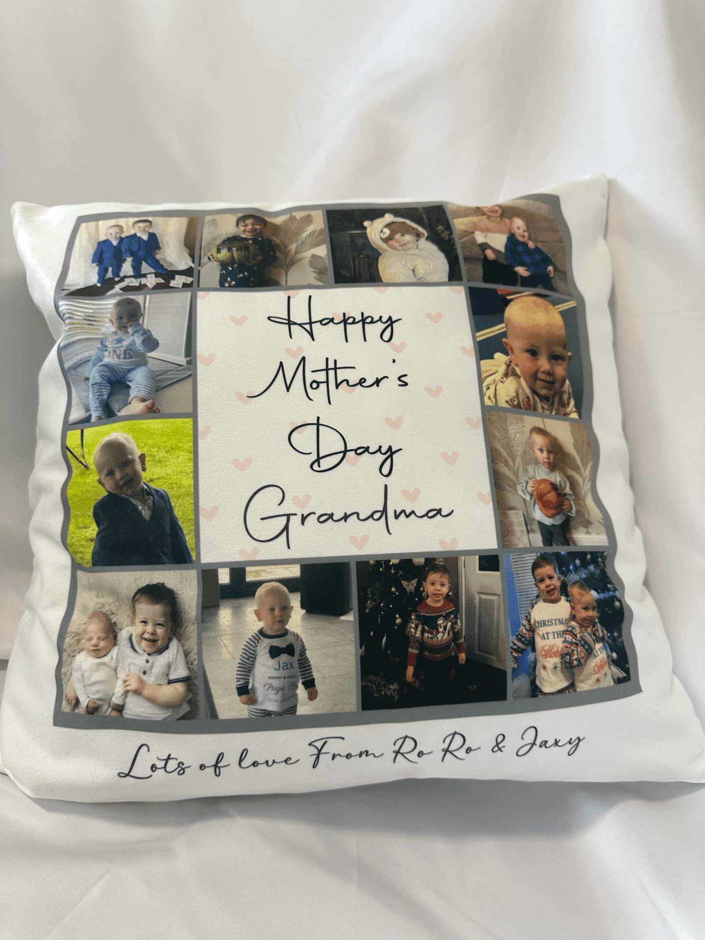 Personalised Photo Collage Cushion cover