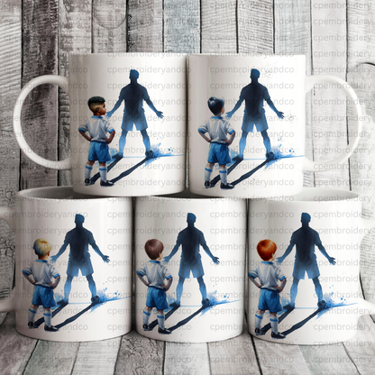 Mini Footballer 11oz Mug – Football Inspired Gift