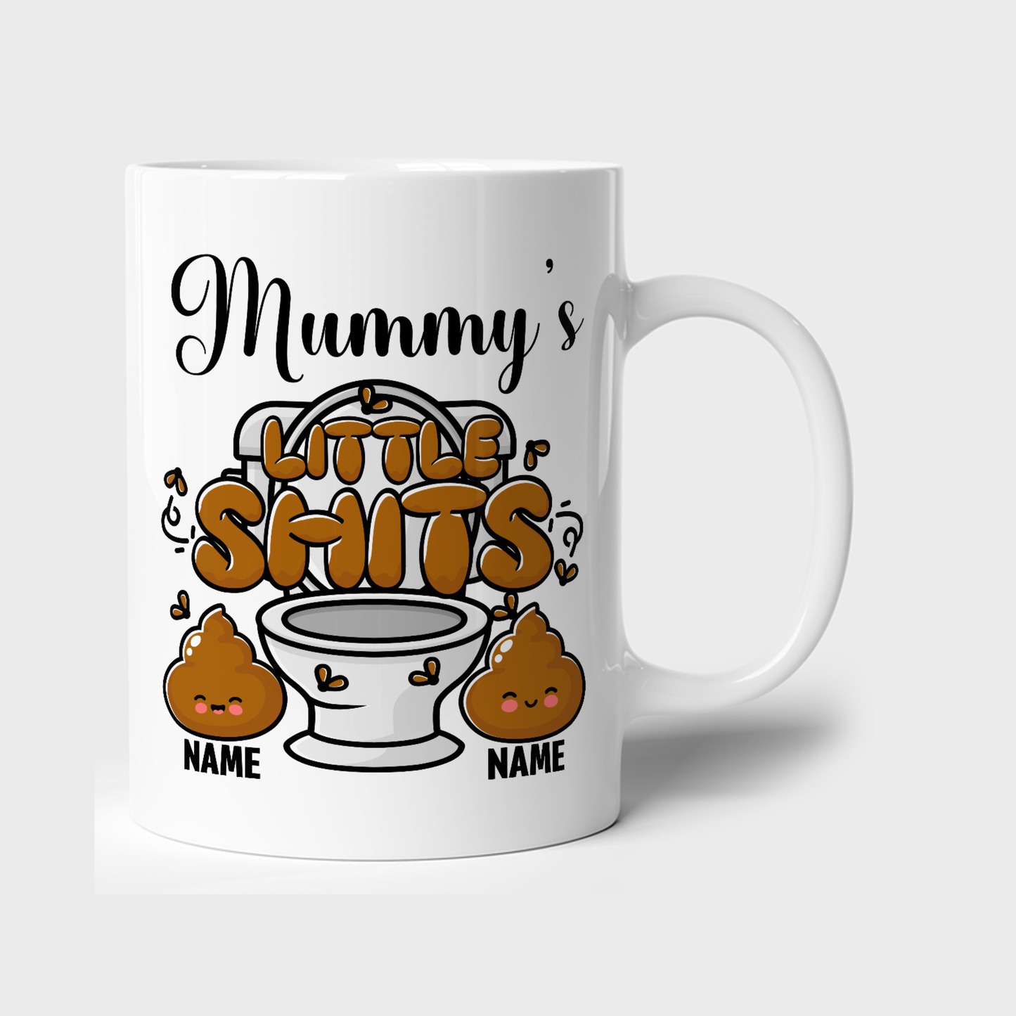 Personalised “Mummy’s Little Sh*ts” 11oz Mug
