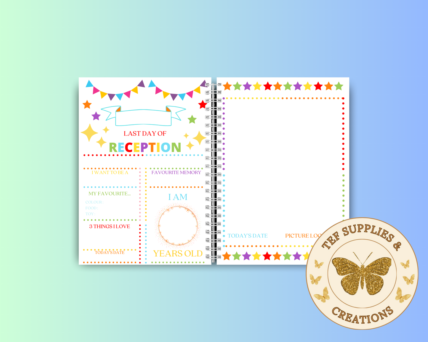 Personalised A5 school Memories Book