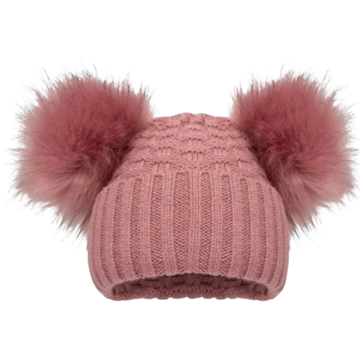 Personalised Children's Double Pom Pom Winter Hat