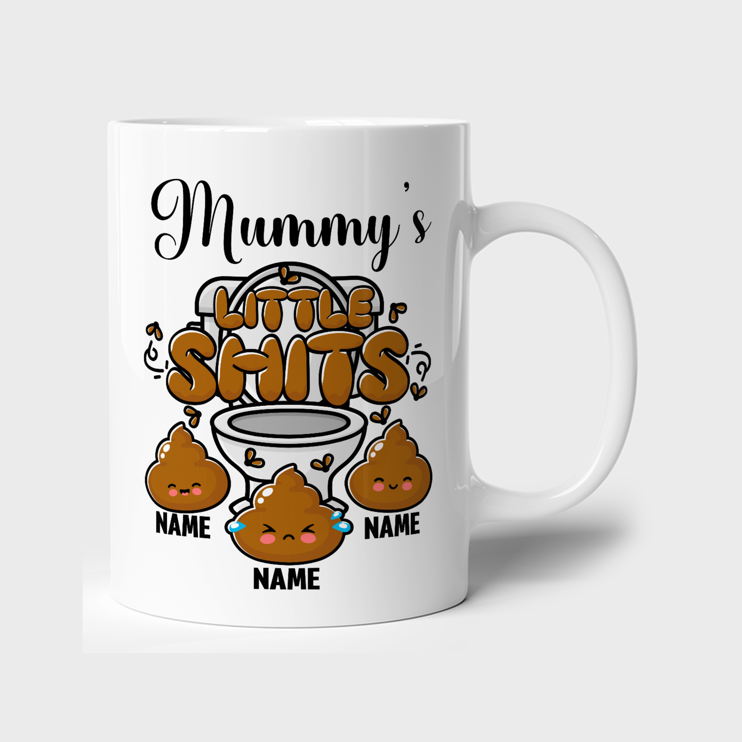 Personalised “Mummy’s Little Sh*ts” 11oz Mug