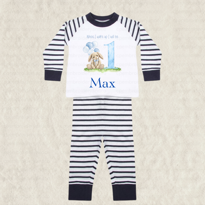 When I wake up Bunny Pyjamas Ages 1-4 Years