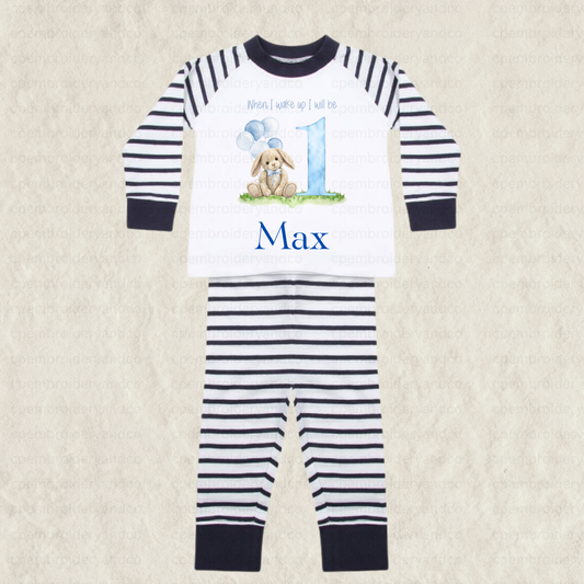 When I wake up Bunny Pyjamas Ages 1-4 Years
