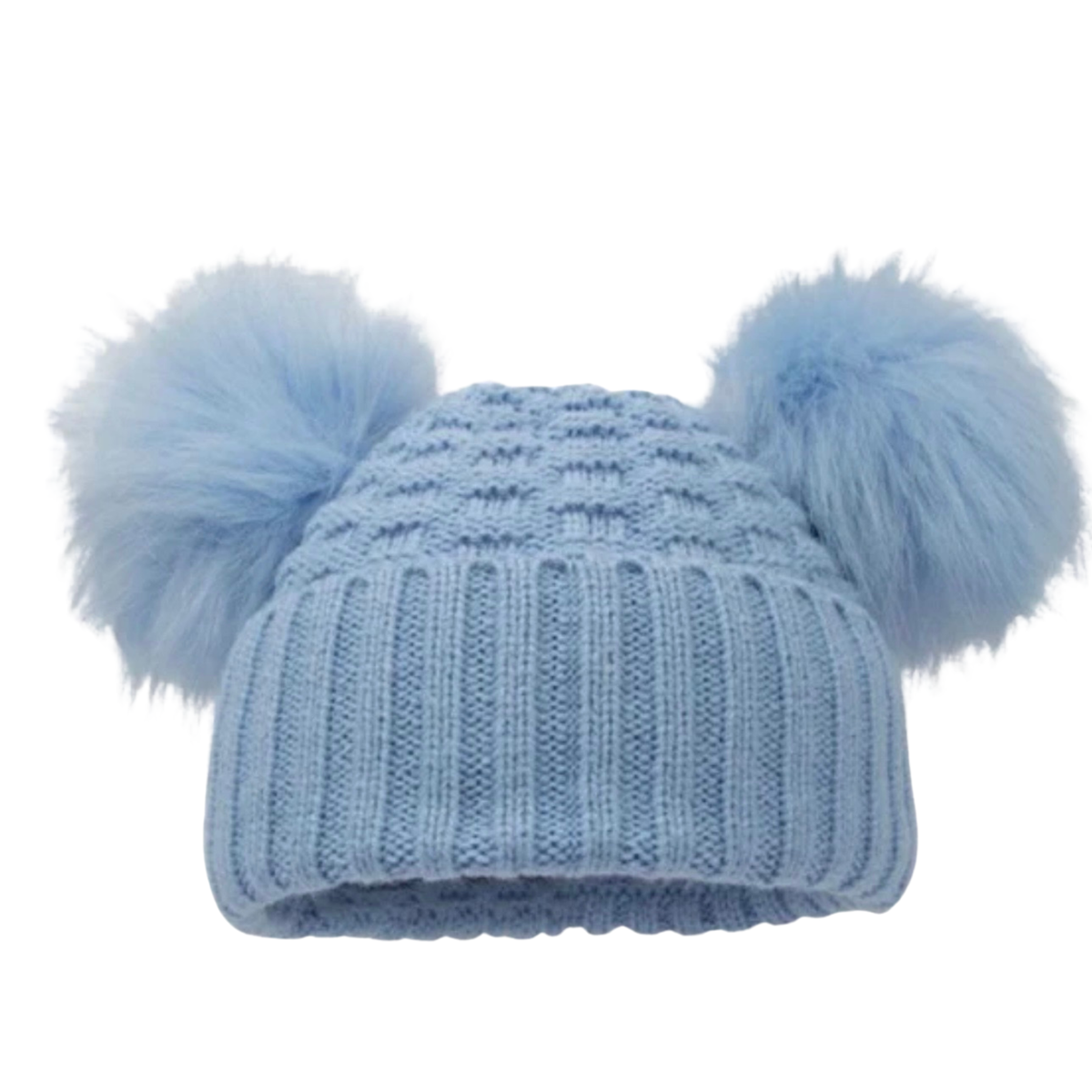 Personalised Children's Double Pom Pom Winter Hat
