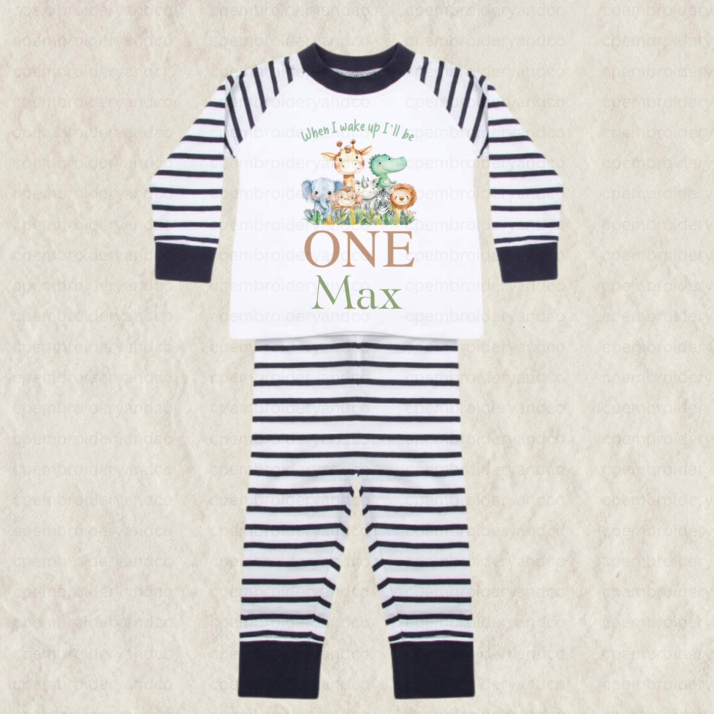 When I wake up Dinosaur Pyjamas Ages 1-4 Years