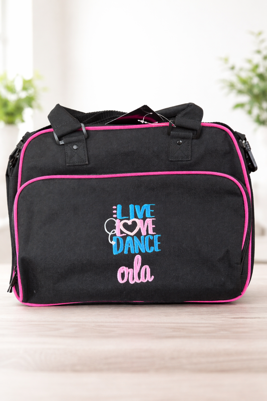 Personalised Embroidered Dance bag