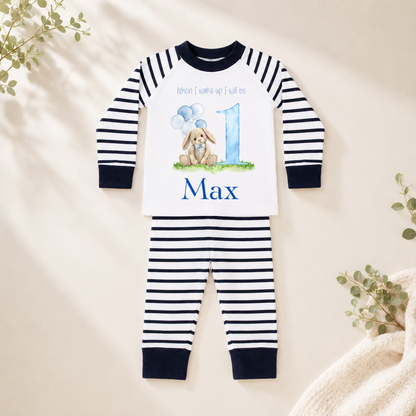 When I wake up Bunny Pyjamas Ages 1-4 Years