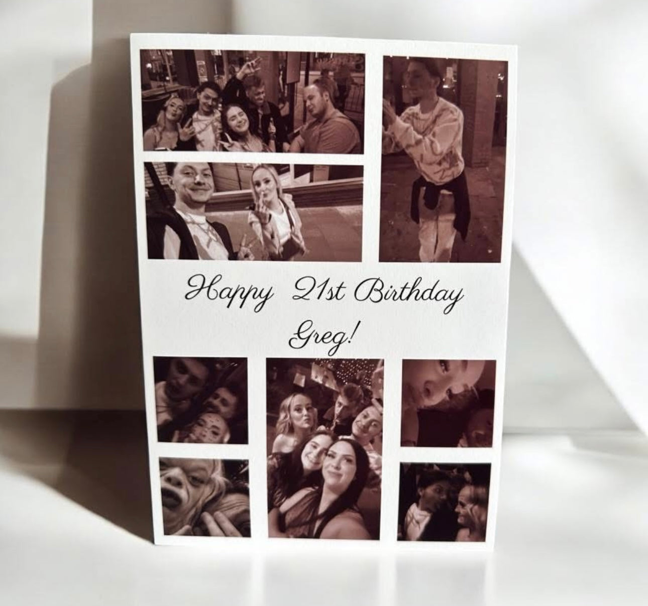 Photo Collage Birthday Card
