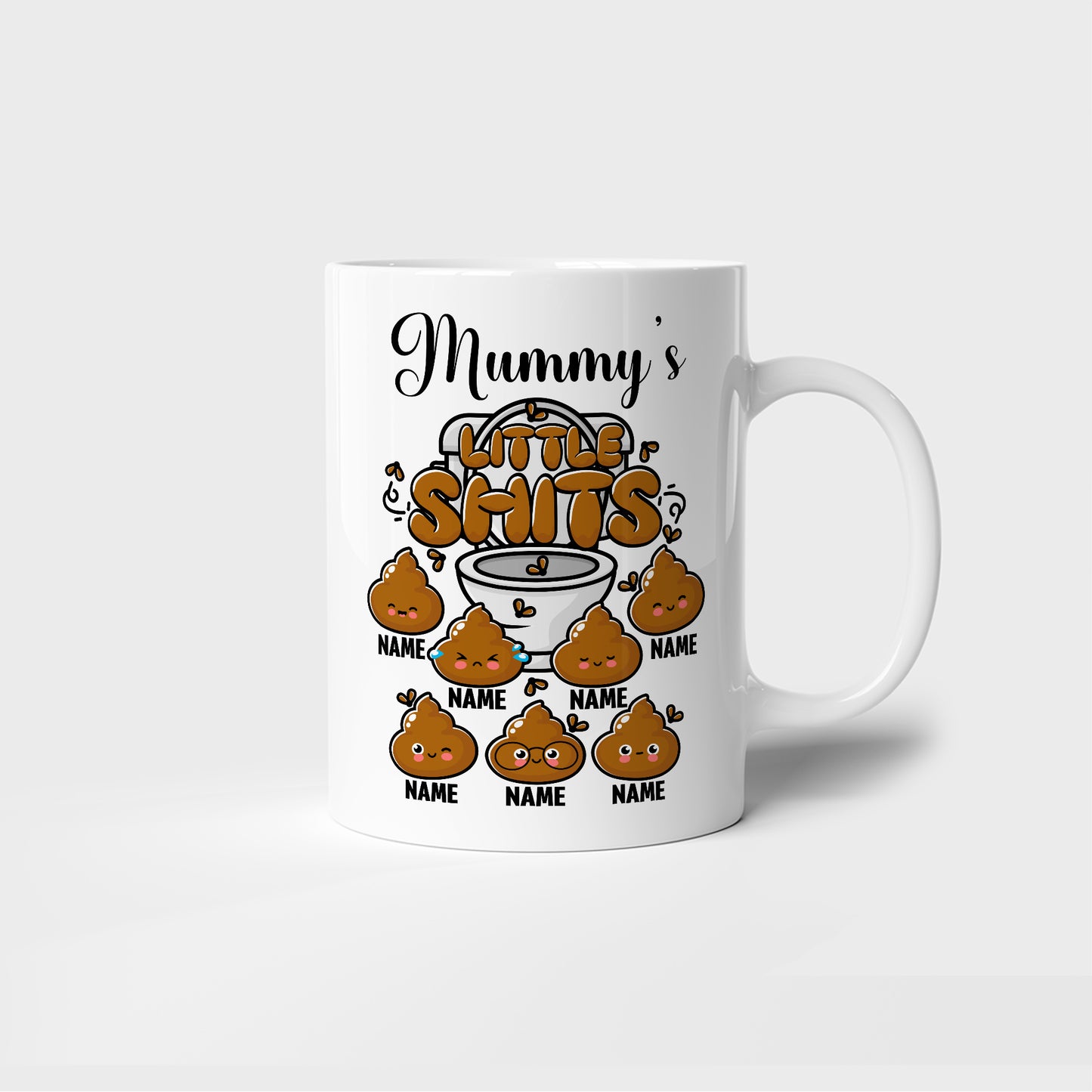 Personalised “Mummy’s Little Sh*ts” 11oz Mug