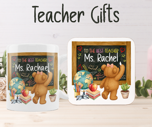 Teacher Mug & Coaster