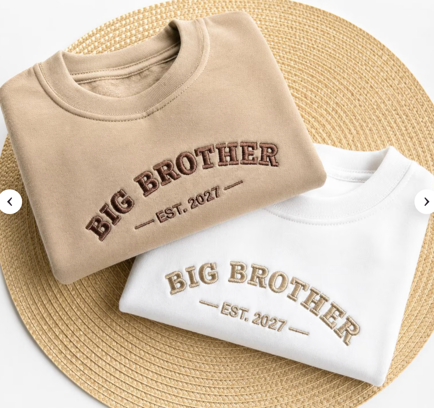 Big Brother Sweatshirt | Embroidered Sibling Jumper