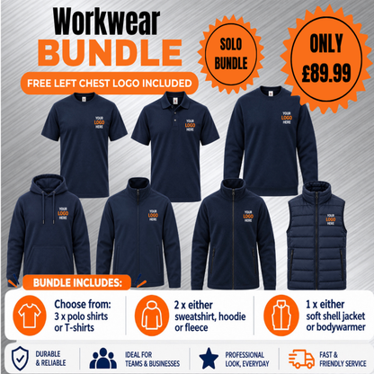 Solo Workwear Bundle - 6 Items + FREE Left Chest Logo