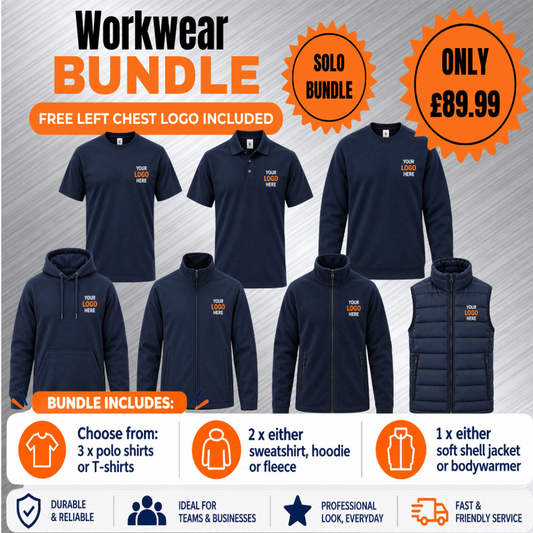 Solo Workwear Bundle - 6 Items + FREE Left Chest Logo