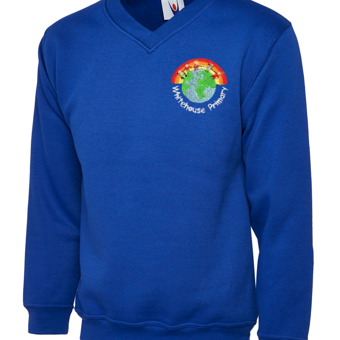 Royal Blue V-Neck Sweatshirt