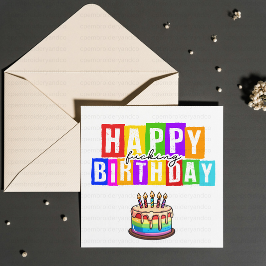 Rude Comedy Birthday cards