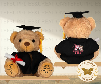 Personalised Graduation bear