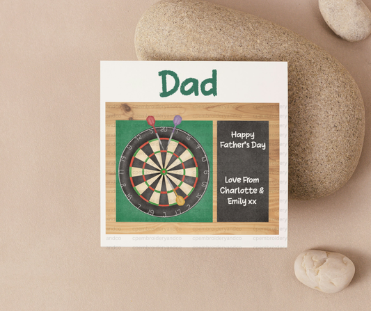 Dats themed Fathers Day Card/Birthday Card