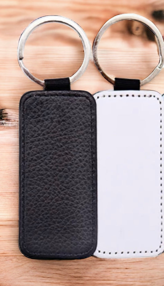 Leather Sublimation Blank Keychains