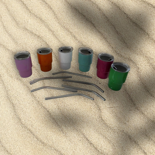 Stainless steel Mini shot tumblers 2-3Oz