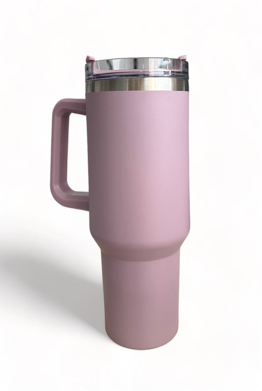 40 oz tumbler with straw lid