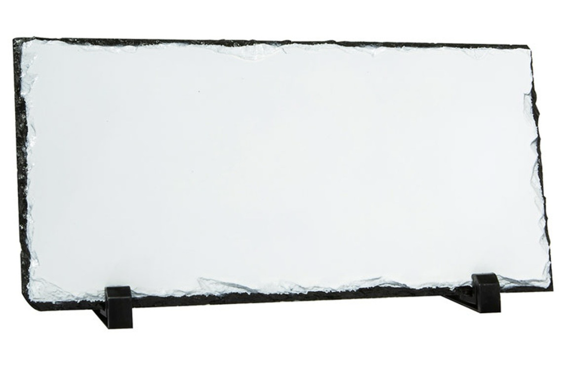 Sublimation Slate Craft Blank - 19.7 x 14.7 x 2.7